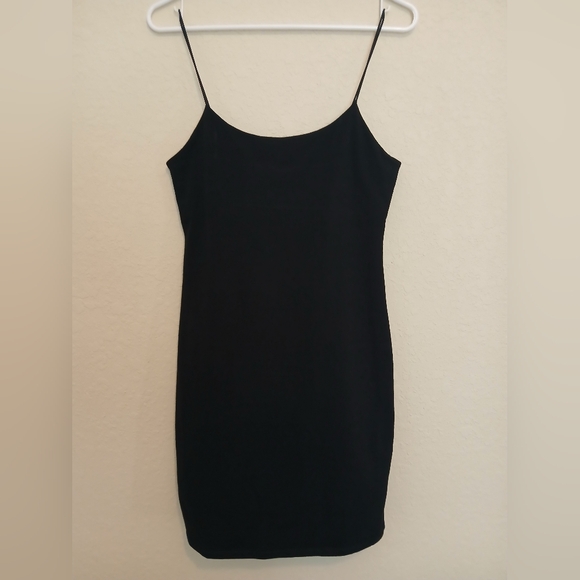 Ambiance Dresses & Skirts - Ambiance Body Con Black Mini Dress Size L